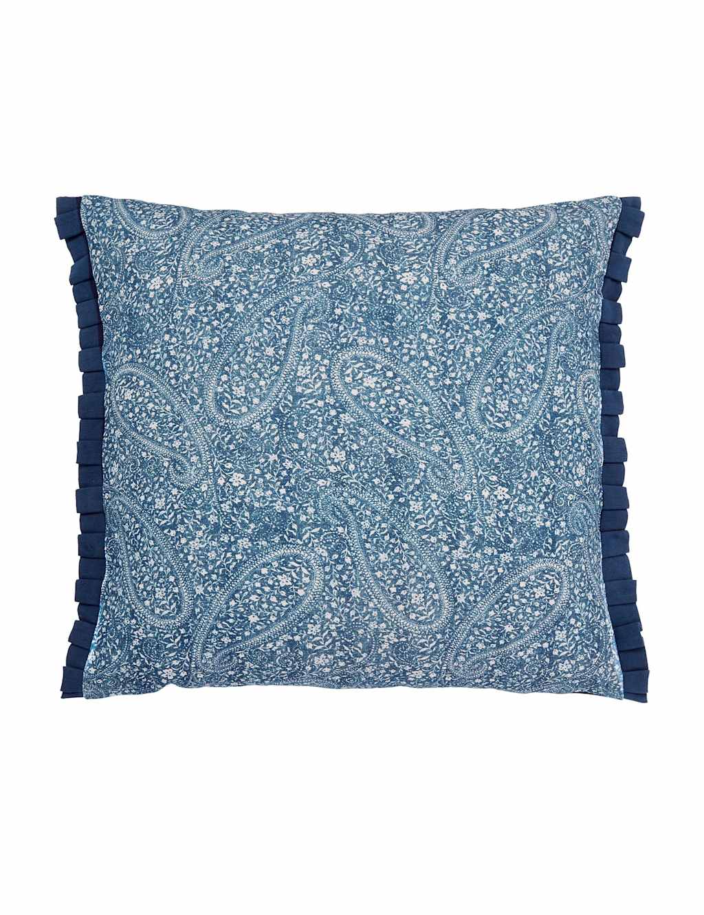 Bedeck of Belfast Emmeline Paisley Square Cushion Blue Mix