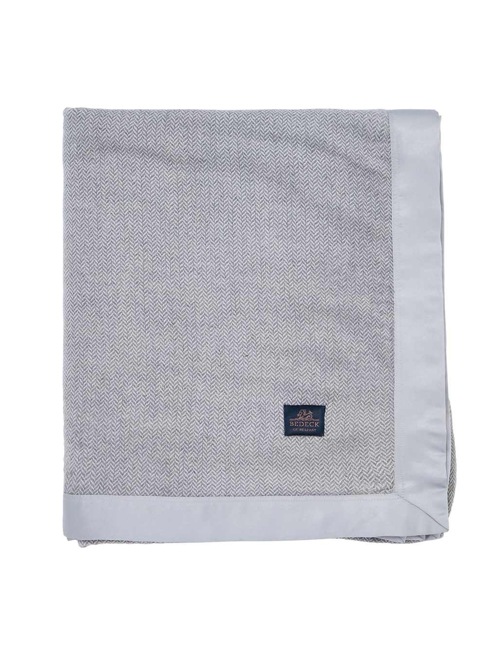 Bedeck of Belfast Pure Wool Ellis Throw Silver Mix