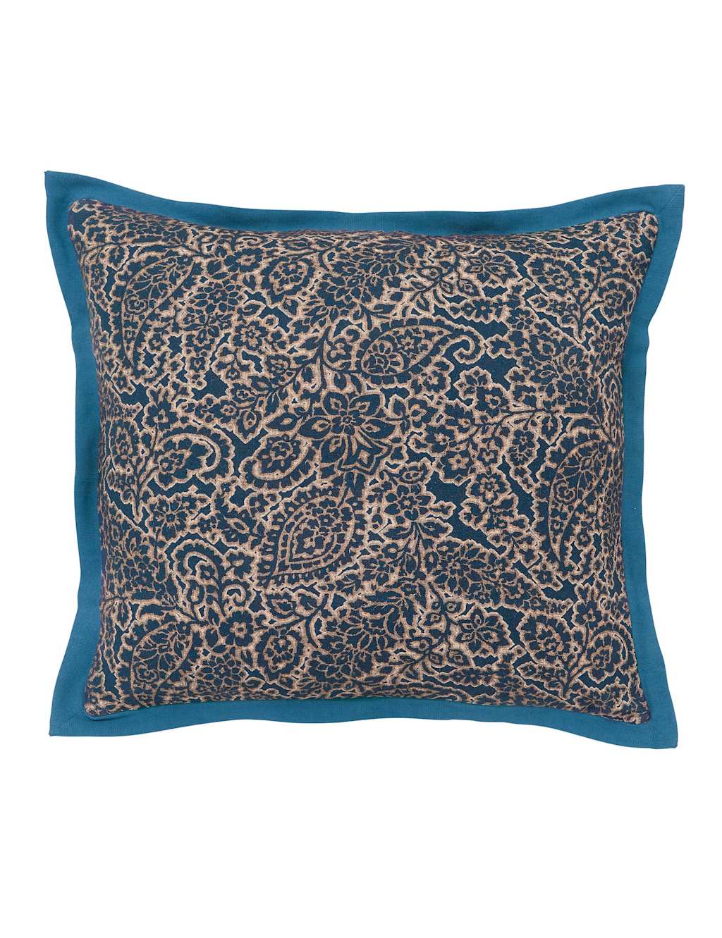 Bedeck of Belfast Aldin Paisley Square Cushion Blue Mix