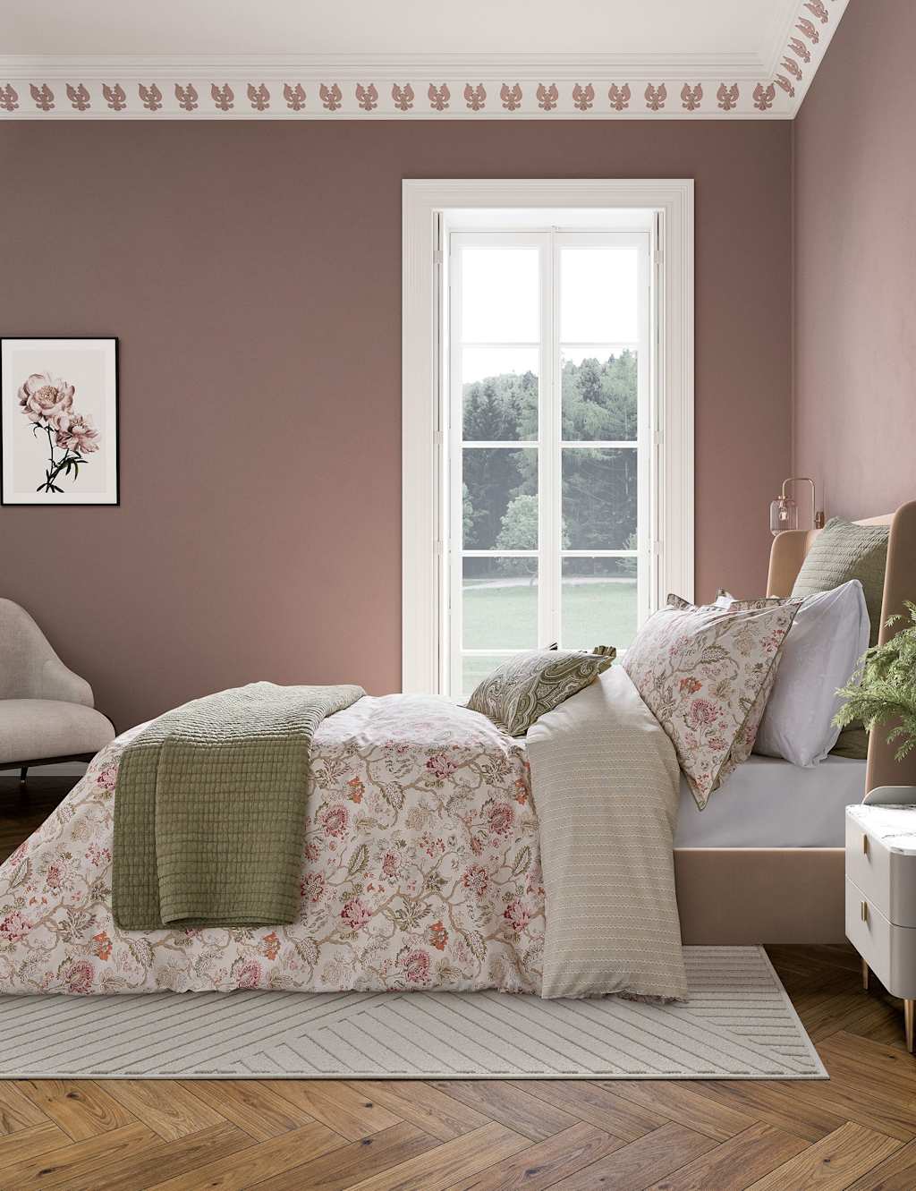 Bedeck of Belfast Pure Cotton Nora Bedding Set Multi