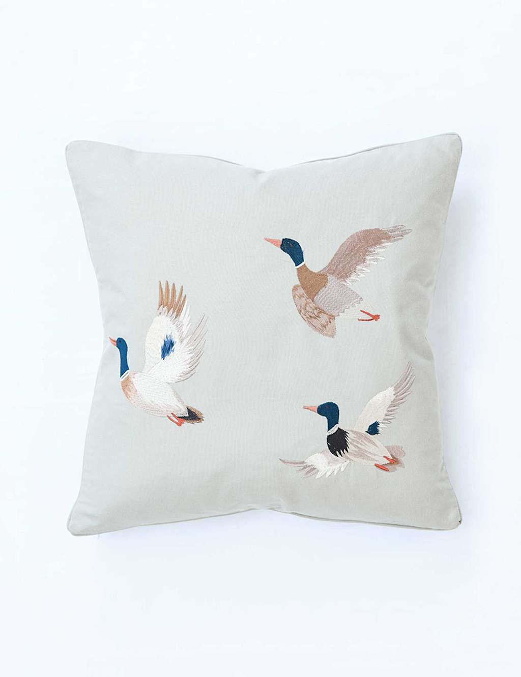 Mm Linen Pure Cotton Ducky Cushion - Cream Mix - Available at M&S