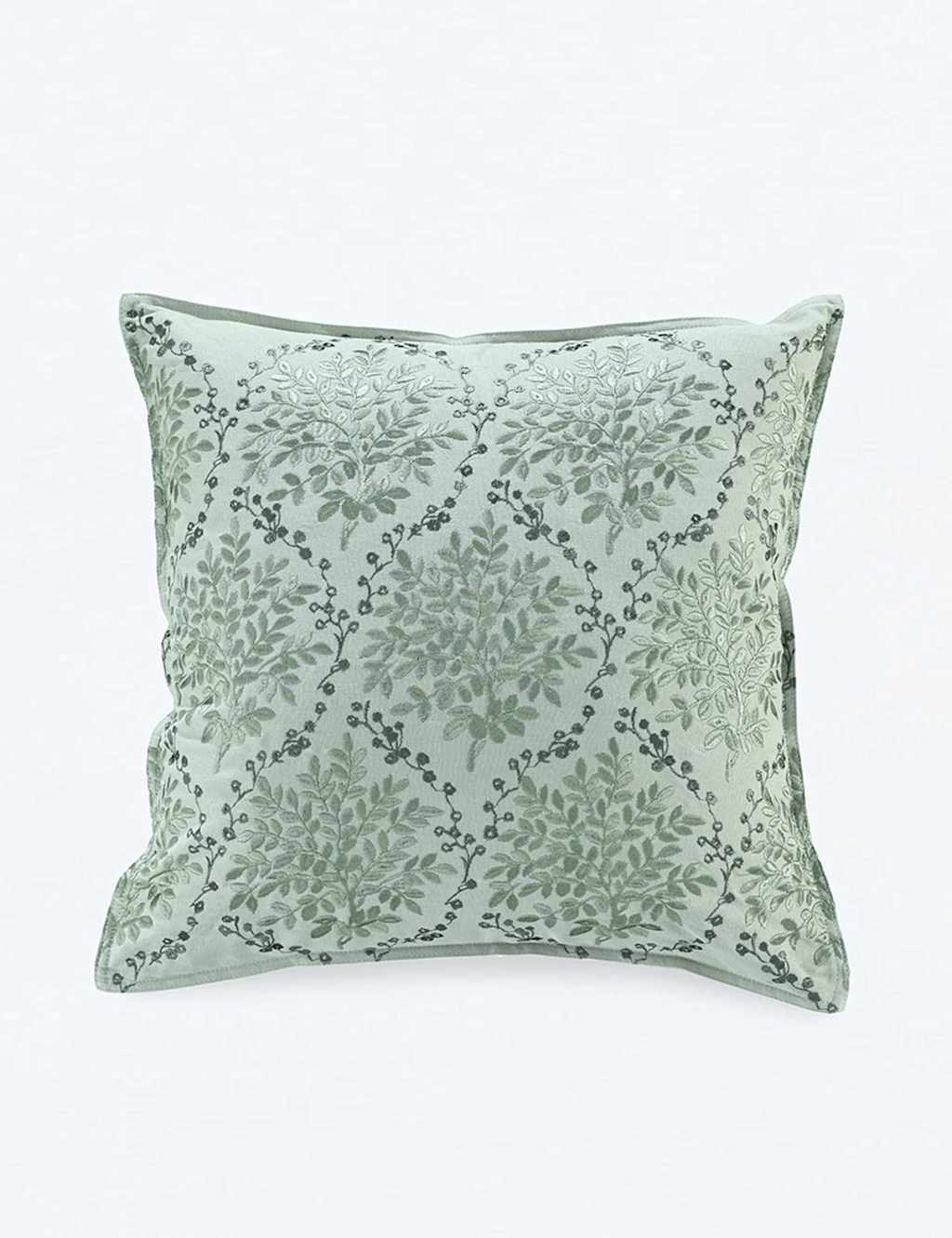 Mm Linen Tuto Cushion - Green Mix - Available at M&S