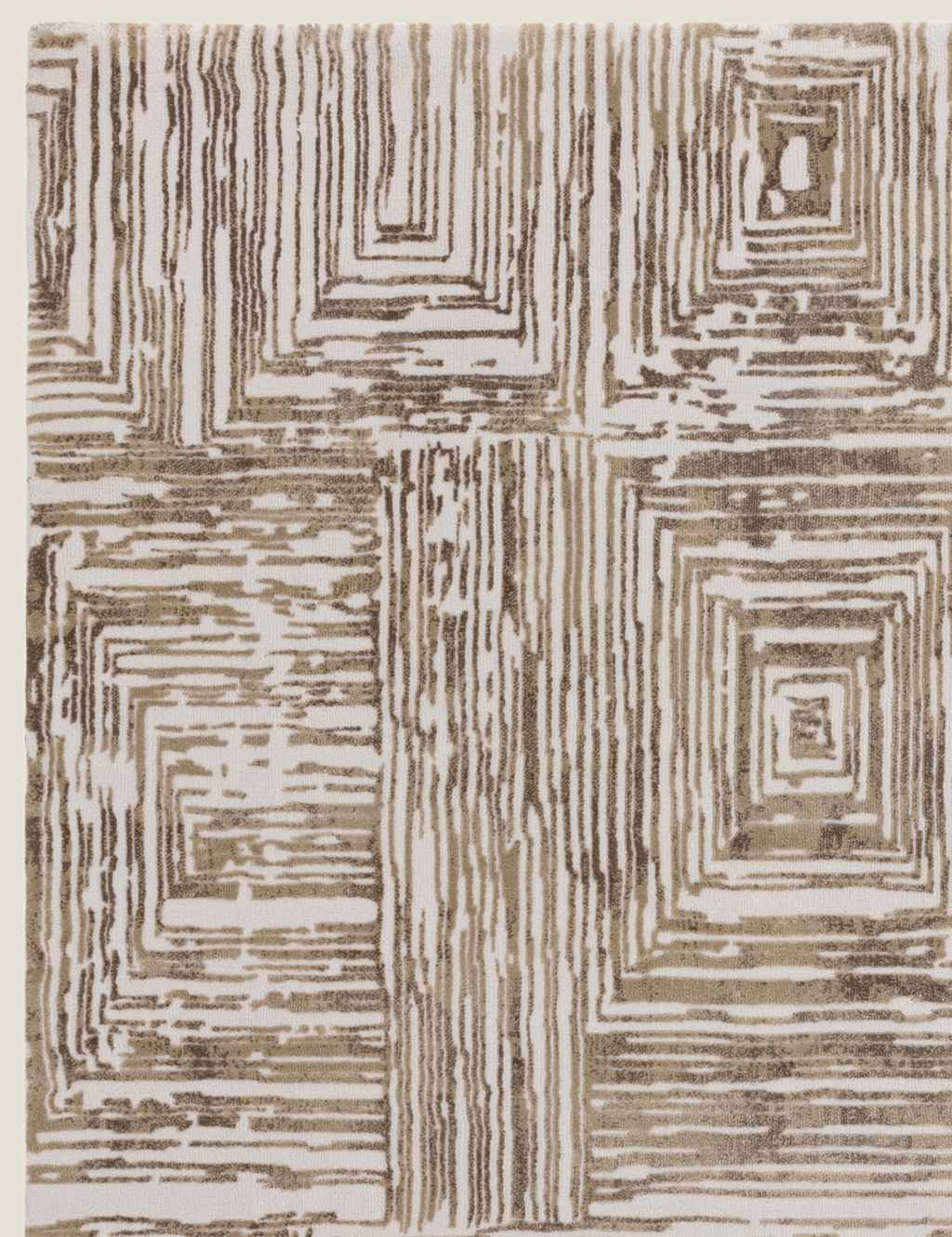 Asiatic Kuza Portrait Woven Rug Beige