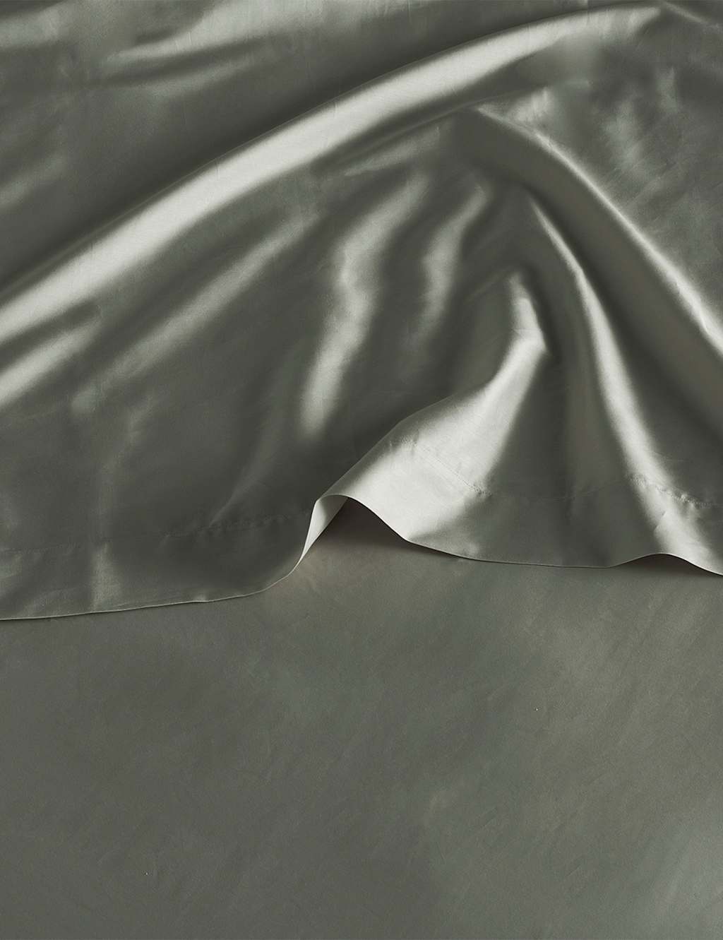 Bedfolk Pure Cotton 300 Thread Count Flat Sheet Khaki