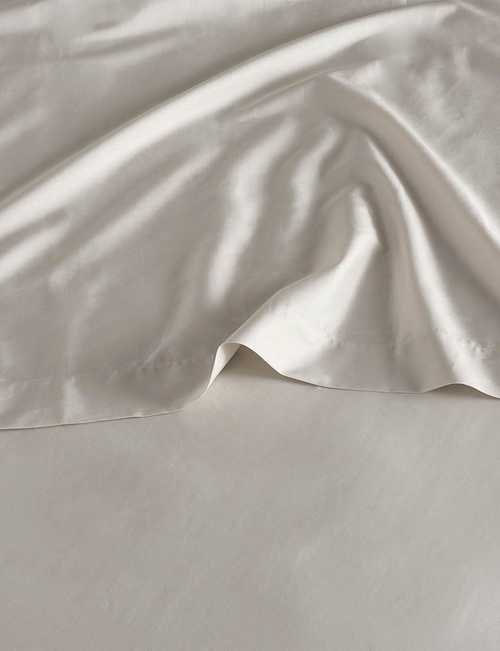 Bedfolk Pure Cotton 300 Thread Count Flat Sheet Beige