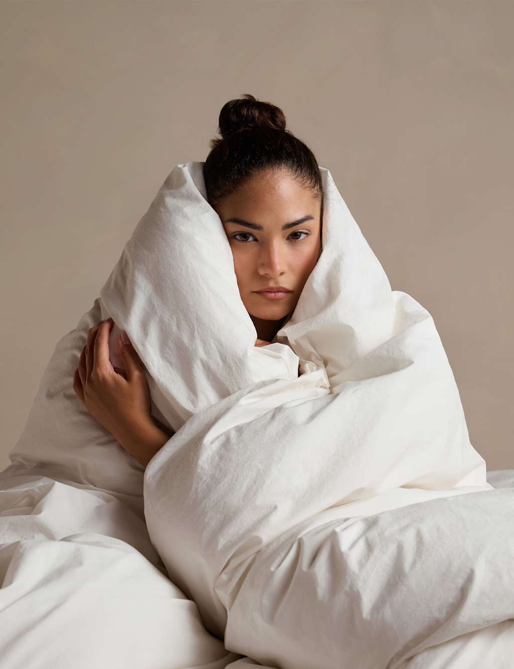 Bedfolk Pure Cotton Washed Duvet Cover Soft White