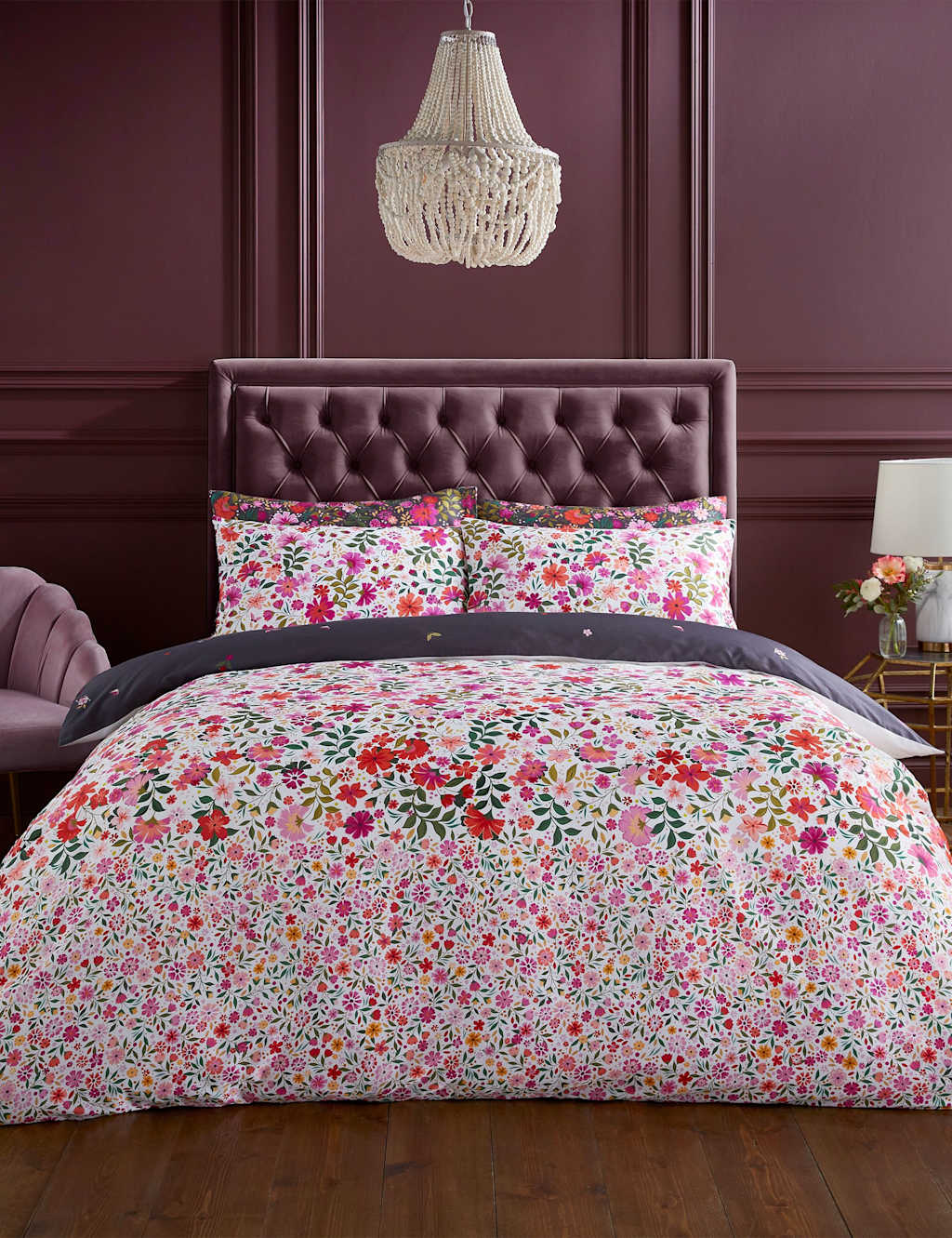 Sara Miller Pure Cotton Ditsy Floral Bedding Set Multi