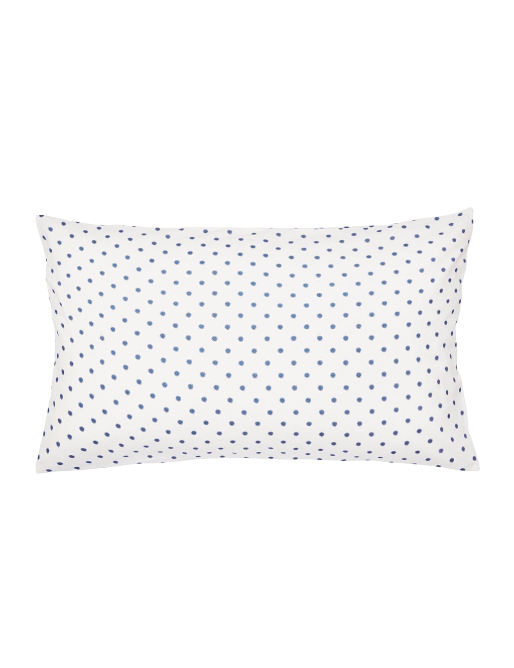 Land & Shore 2 Pack Pure Cotton Sora Floral Pillowcases - White Mix - Available at M&S
