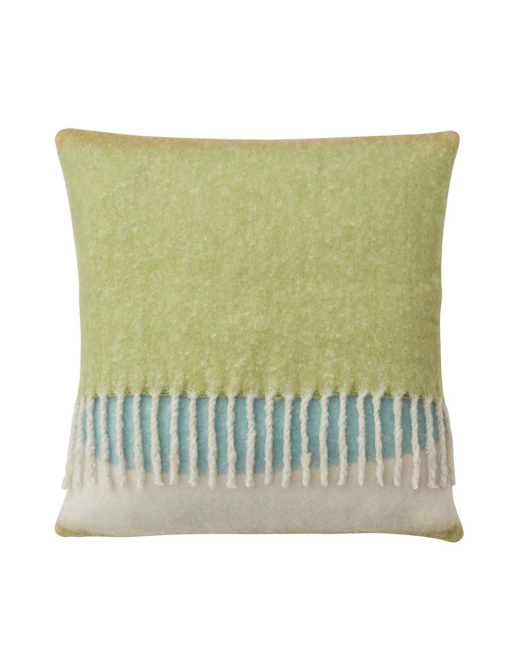 Land & Shore Landscape Cushion - Green Mix - Available at M&S