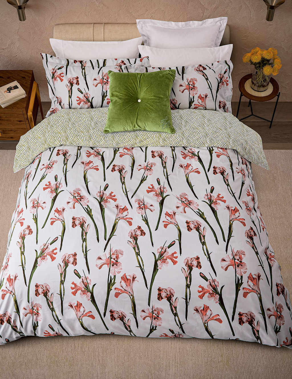 Ted Baker Pure Cotton Wild Iris Bedding Set Multi