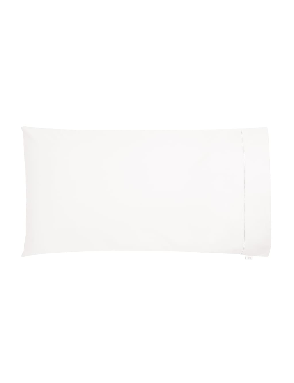 Bedeck Of Belfast Pure Cotton Sateen Pillowcase - Soft White - Available at M&S