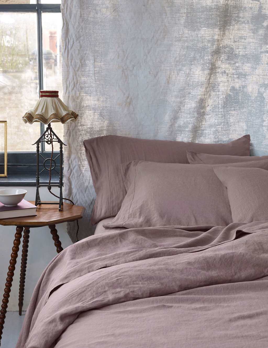 Piglet In Bed Linen Rich Duvet Cover - Single (3 ft) - Light Purple - Available at M&S