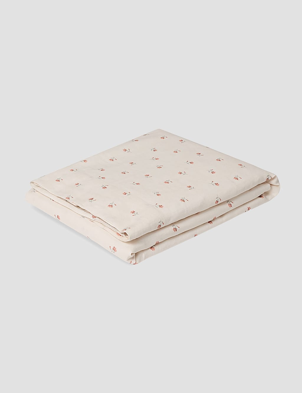 Piglet In Bed Linen Rich Printed Flat Sheet - King Size (5 ft) - Pearl - Available at M&S