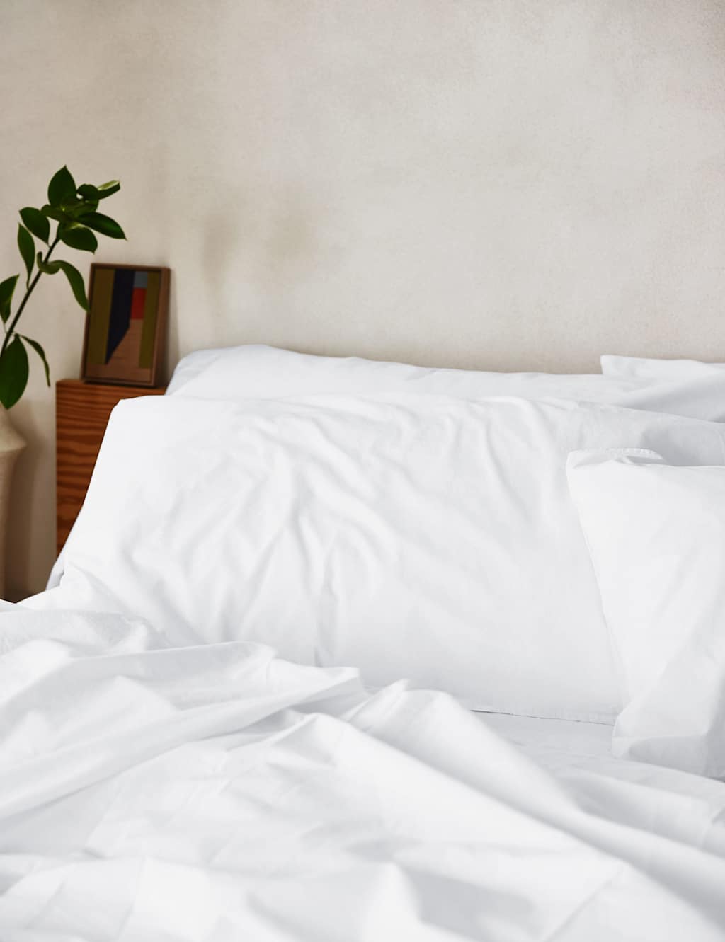 Piglet In Bed Pure Cotton Percale Pillowcase Set - White - Available at M&S