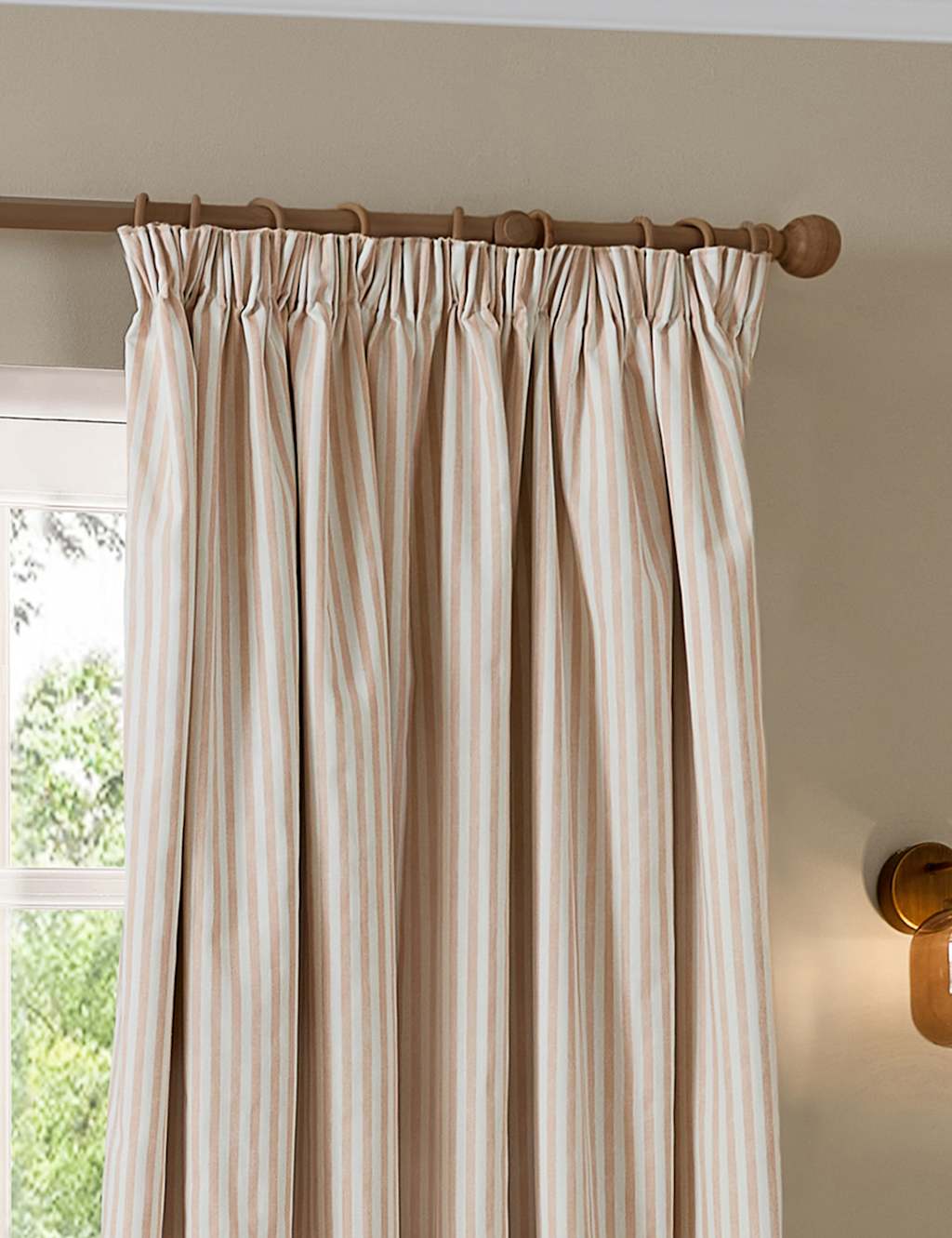 Yard Hebden Blackout Pencil Pleat Curtains - W168cm, Drop 229cm - Pink Mix - Available at M&S
