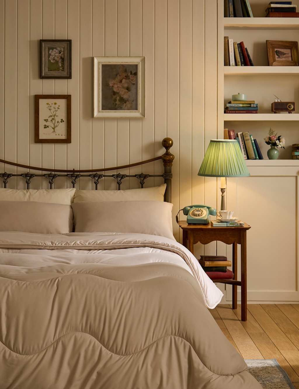 Nightlark 10.5 Tog Coverless Duvet & Pillowcase - King Size (5 ft) - Oatmeal - Available at M&S