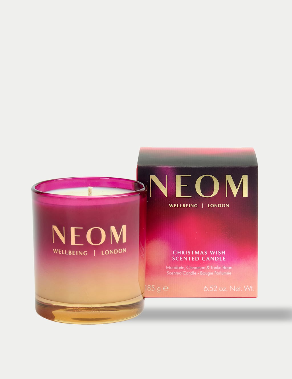 NEOM Wellbeing Christmas Wish 1 Wick Candle 185g