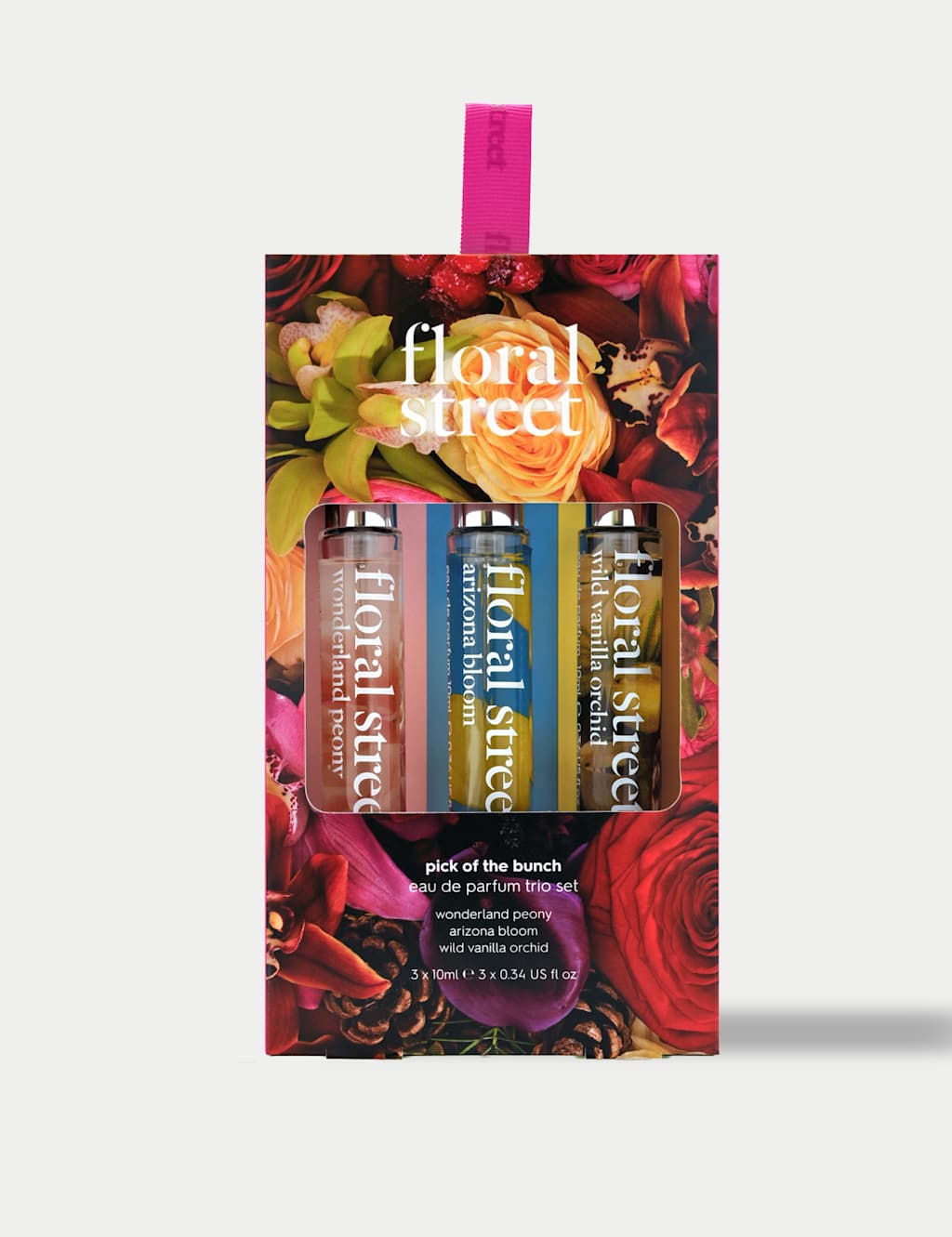 Floral Street Pick Of The Bunch: Wonderland Peony Arizona Bloom & Wild Vanilla Orchid 3 x EDP 10ml