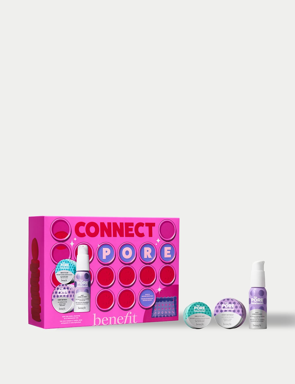 BENEFIT Connect PORE Porefessional Skin Care Gift Set Worth 52 with Limited Edition Beauty Bag
