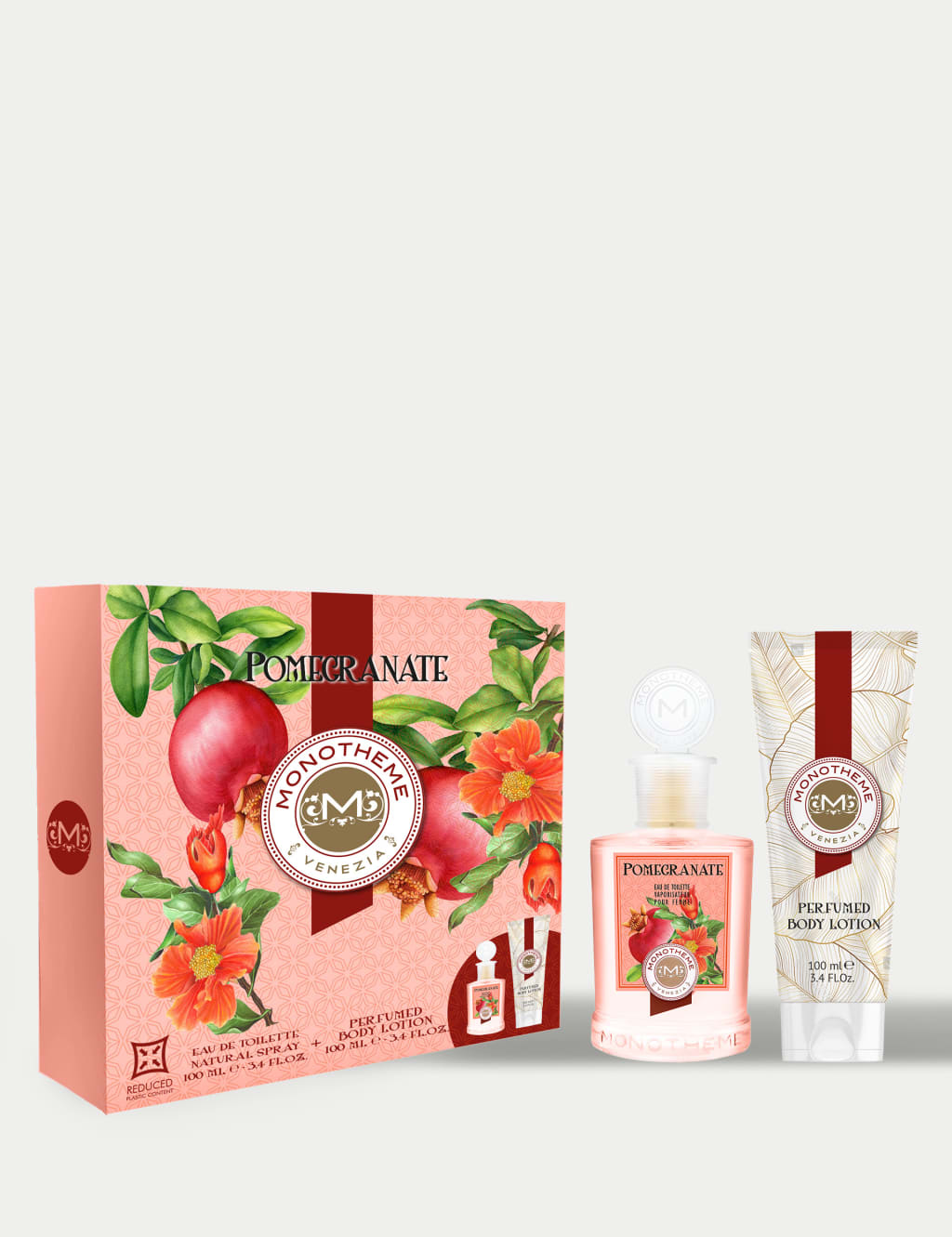 Pomegrante Eau de Toilette and Body Lotion Gift Set - 16% Saving