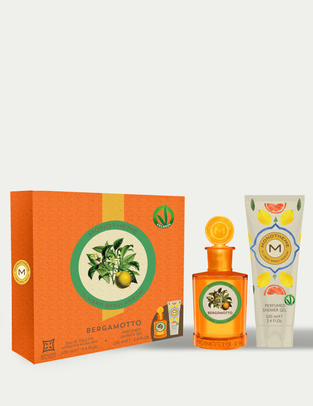 Bergamotto Eau de Toilette and Shower Gel Gift Set - 12.5% Saving