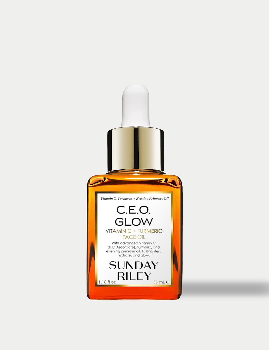 Sunday Riley CEO Glow Vitamin C & Turmeric Face Oil 35ml - Available at M&S