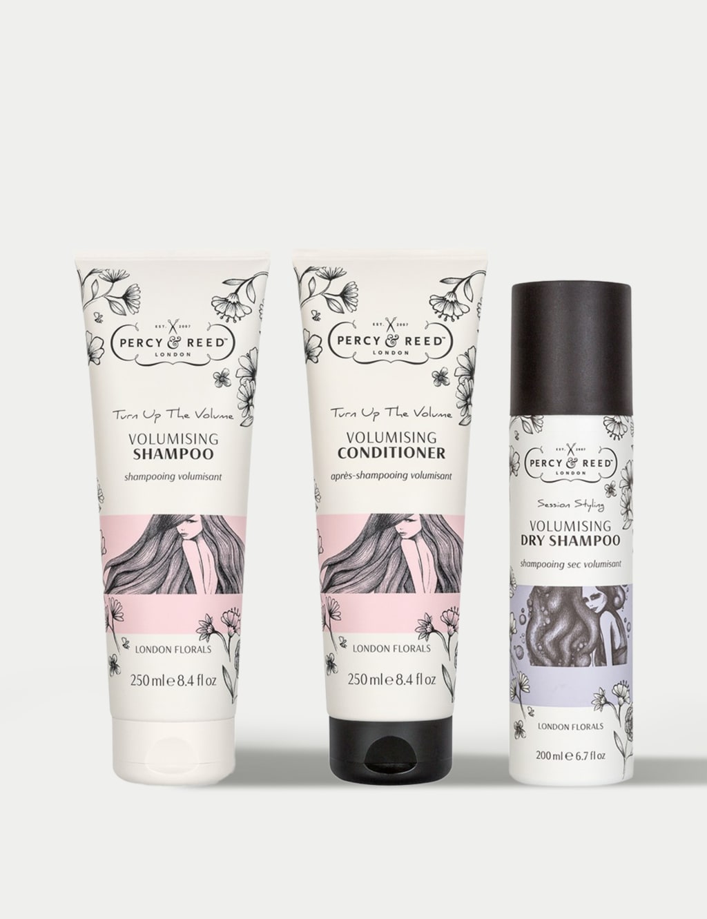 Percy & Reed London Florals Haircare Gift Set - Saving over 45%