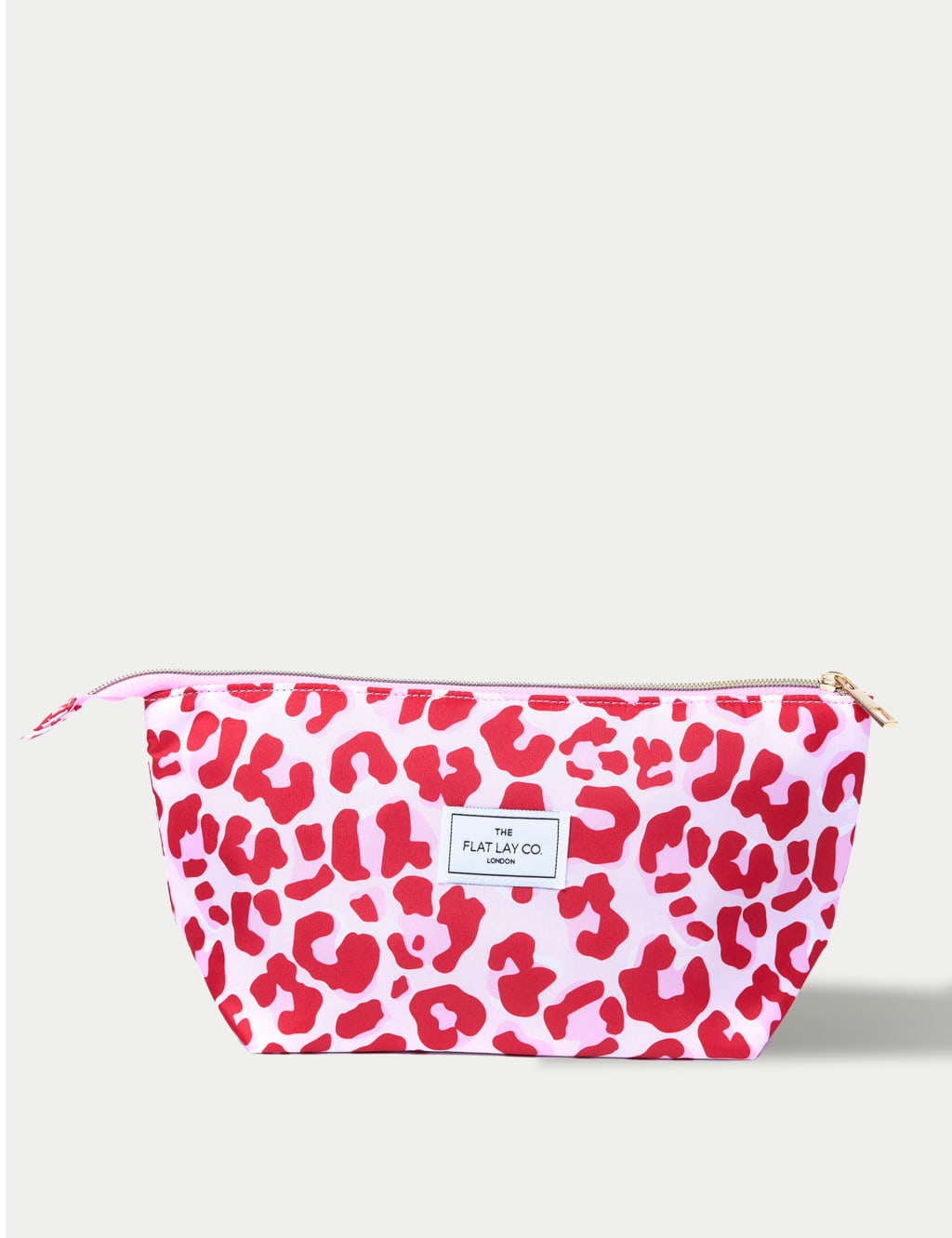 Essential Makeup Pouch In Pink Leopard