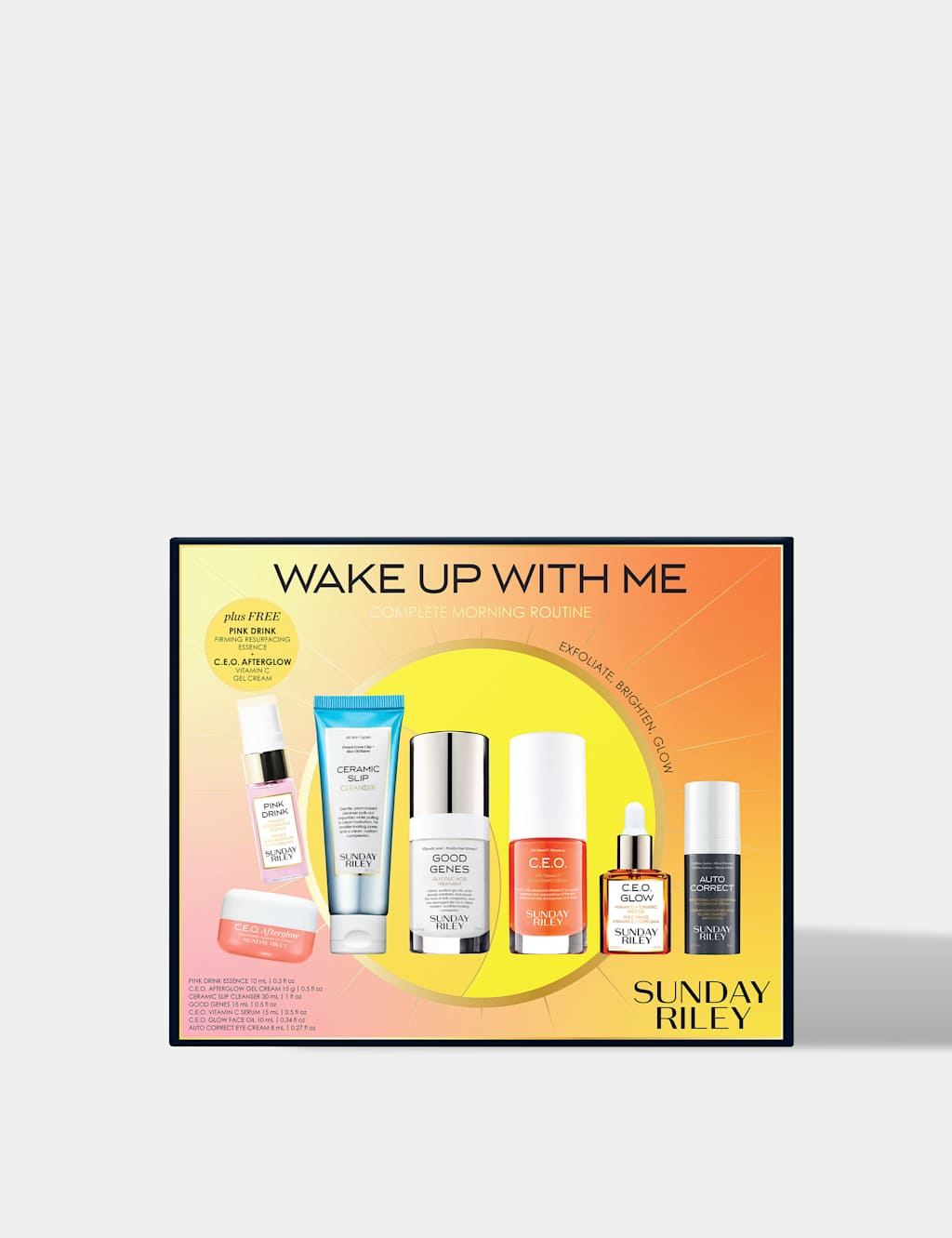 Sunday Riley Wake Up With Me Complete Morning Routine - Available at M&S