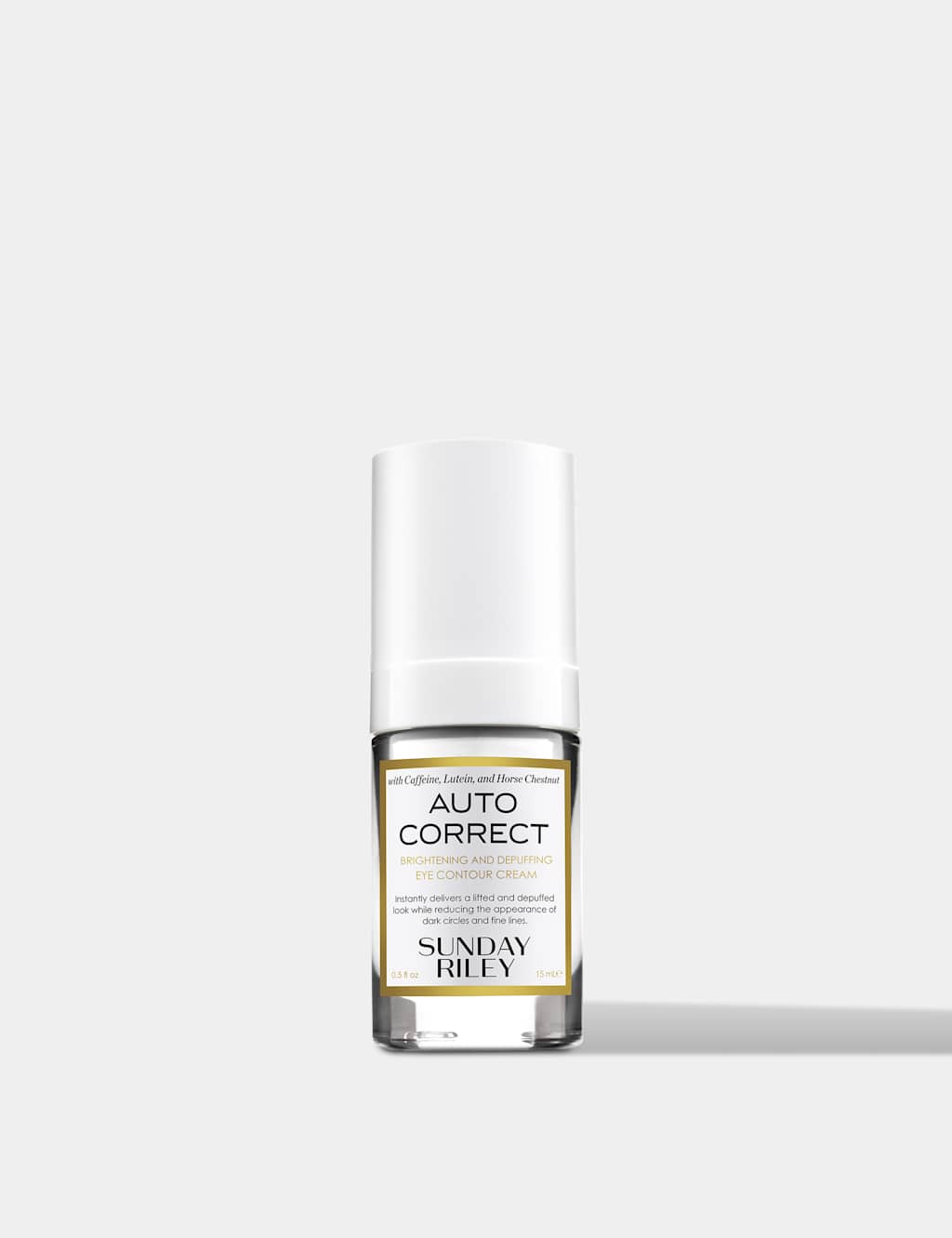 Sunday Riley Auto Correct Brightening & Depuffing Eye Contour Cream 15ml - Available at M&S