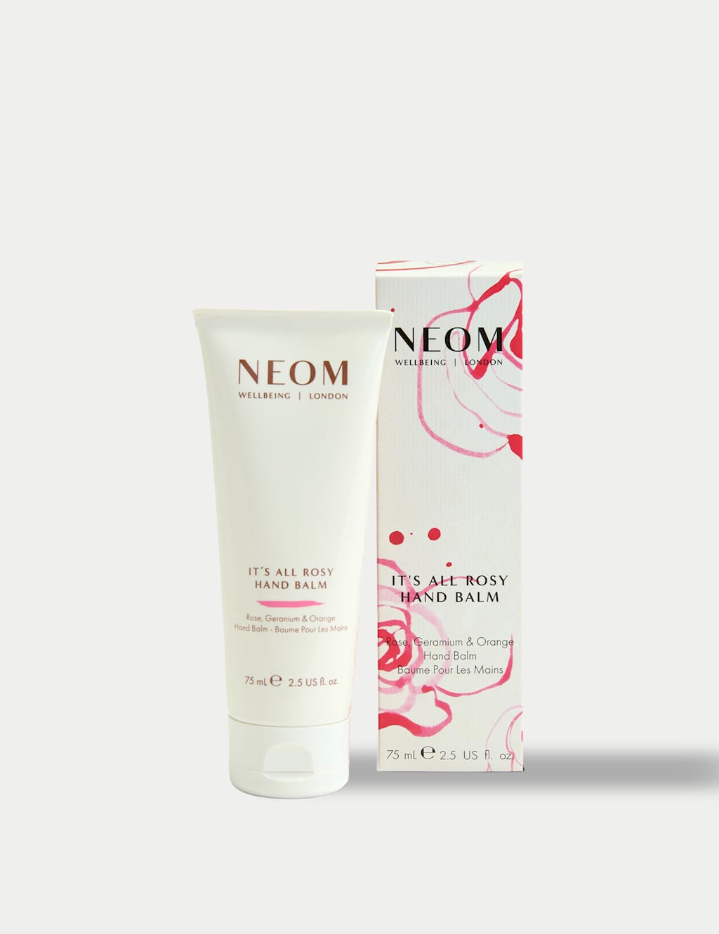 Neom Wellbeing It's All Rosy Hand Balm 75ml - Available at M&S - Mother's Day Gift