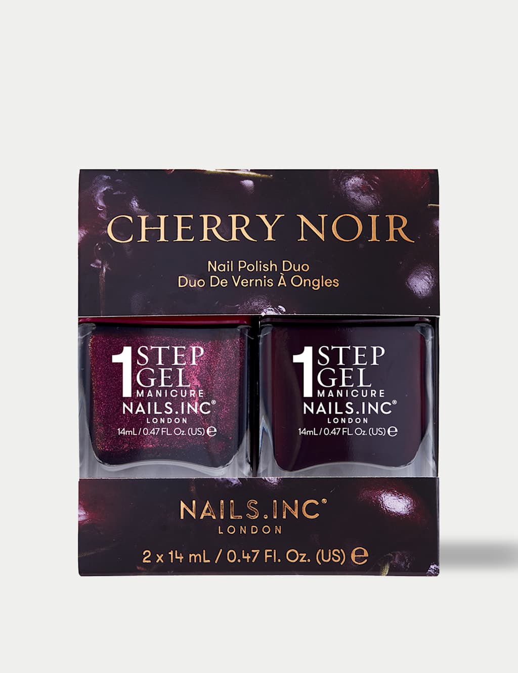 Nails Inc. Women's Nails Inc Duo - Burgundy Mix - Available at M&S