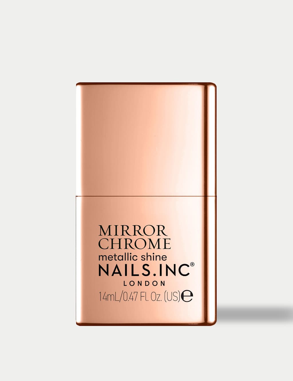Nails Inc. Women's Mirror Chrome, High Shine Metallic Nail Polish 14ml - Nude - Available at M&S