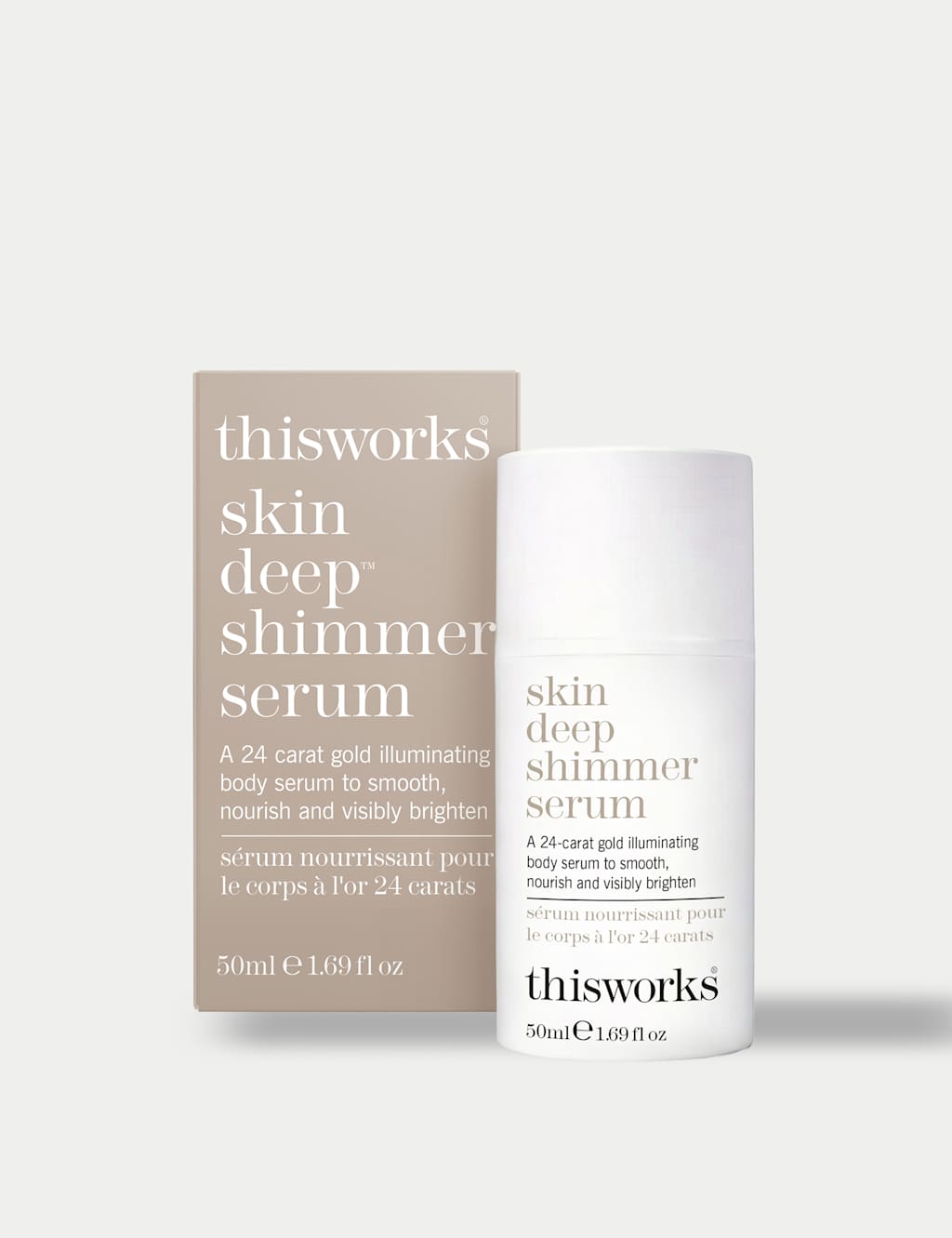 This Works Women's Skin Deep Shimmer Serum 50ml - Available at M&S