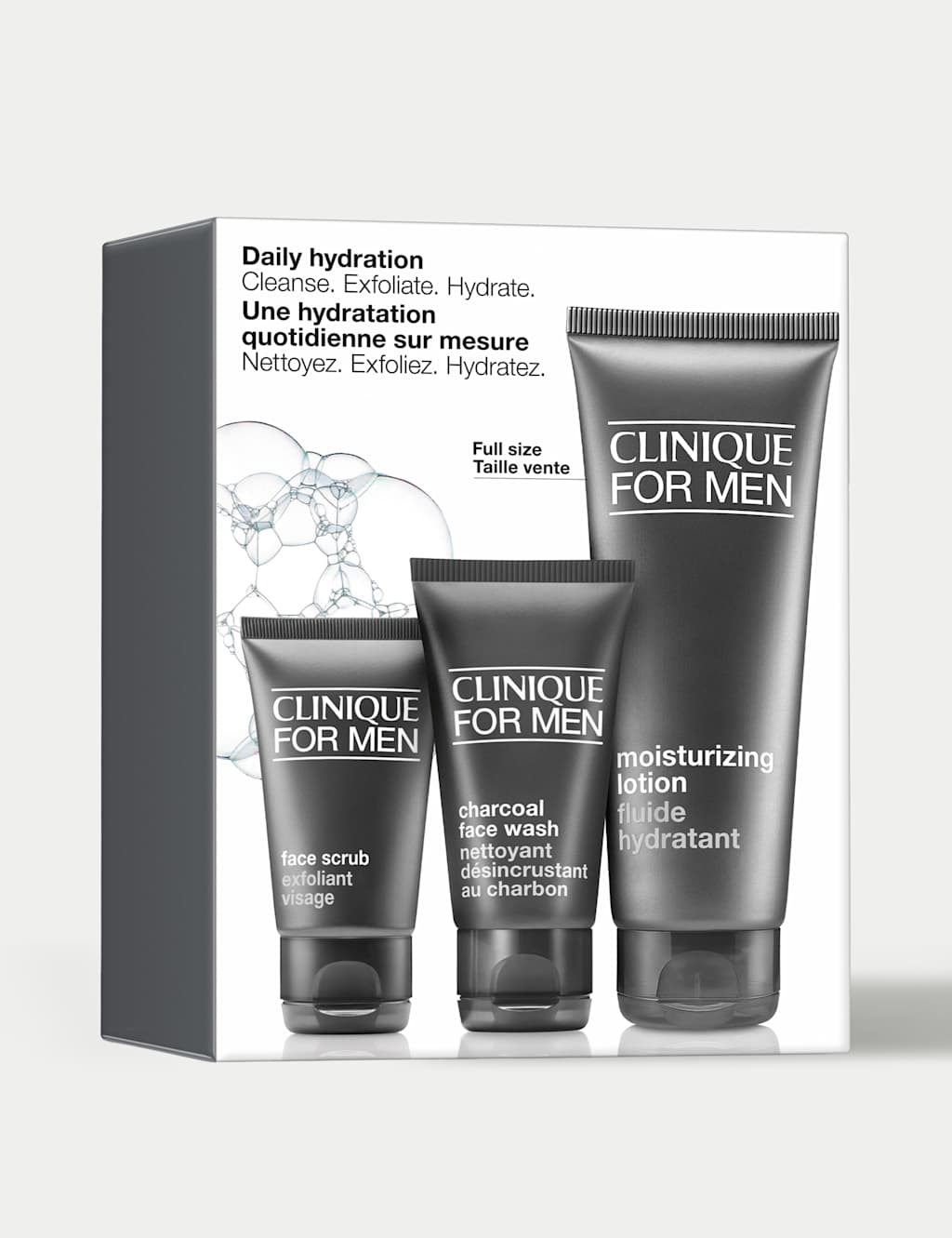 Daily Hydration: Men's Skincare Set for Normal to Dry Skin