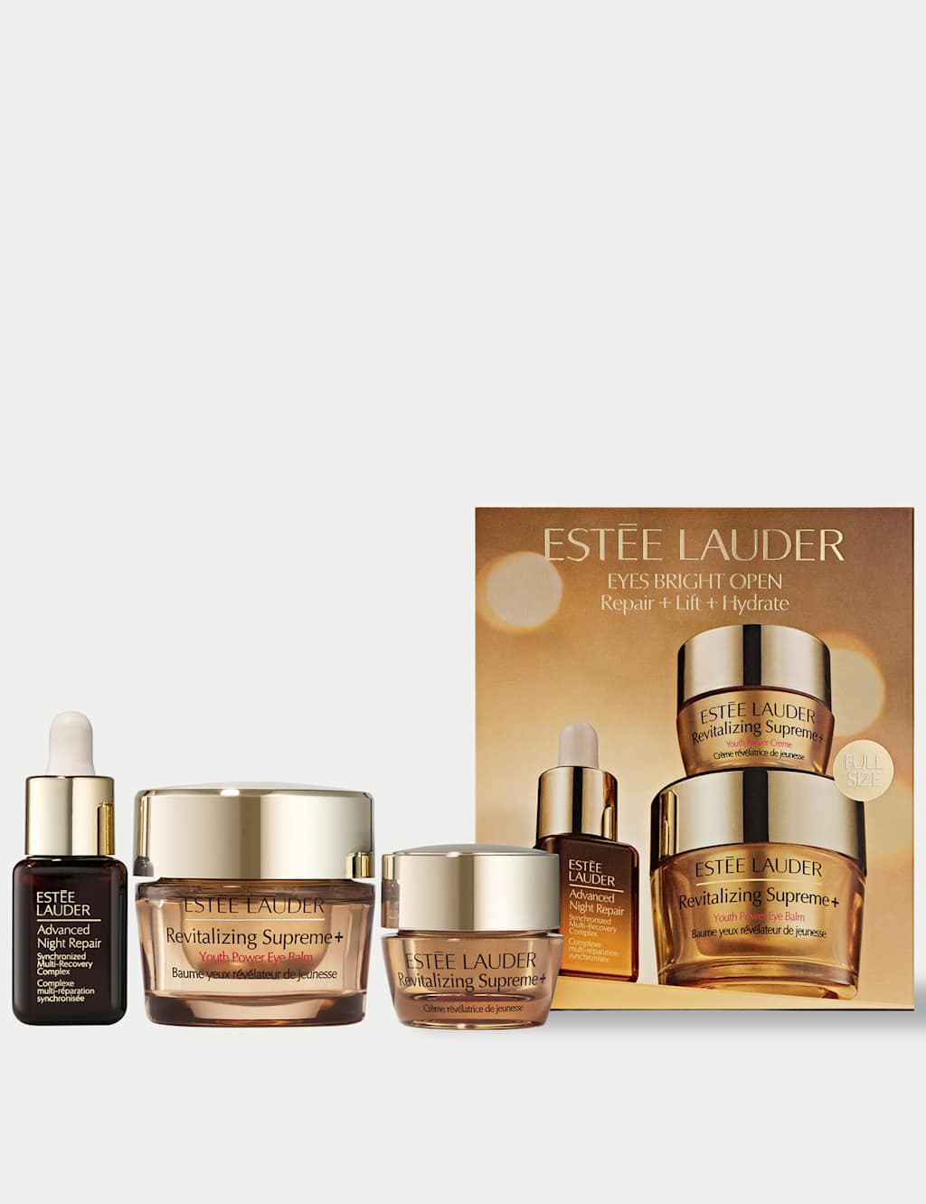 Este Lauder Revitalizing Supreme+ Eye Balm 3-Piece Skincare Gift Set