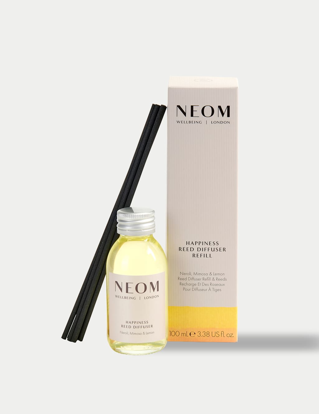 NEOM Wellbeing Happiness Reed Diffuser Refill 100ml