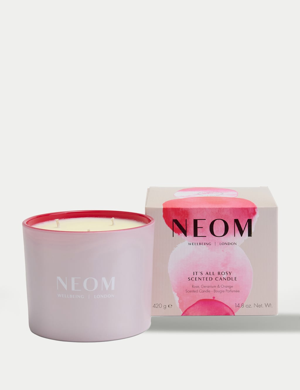 It's All Rosy 3 Wick Candle 420g