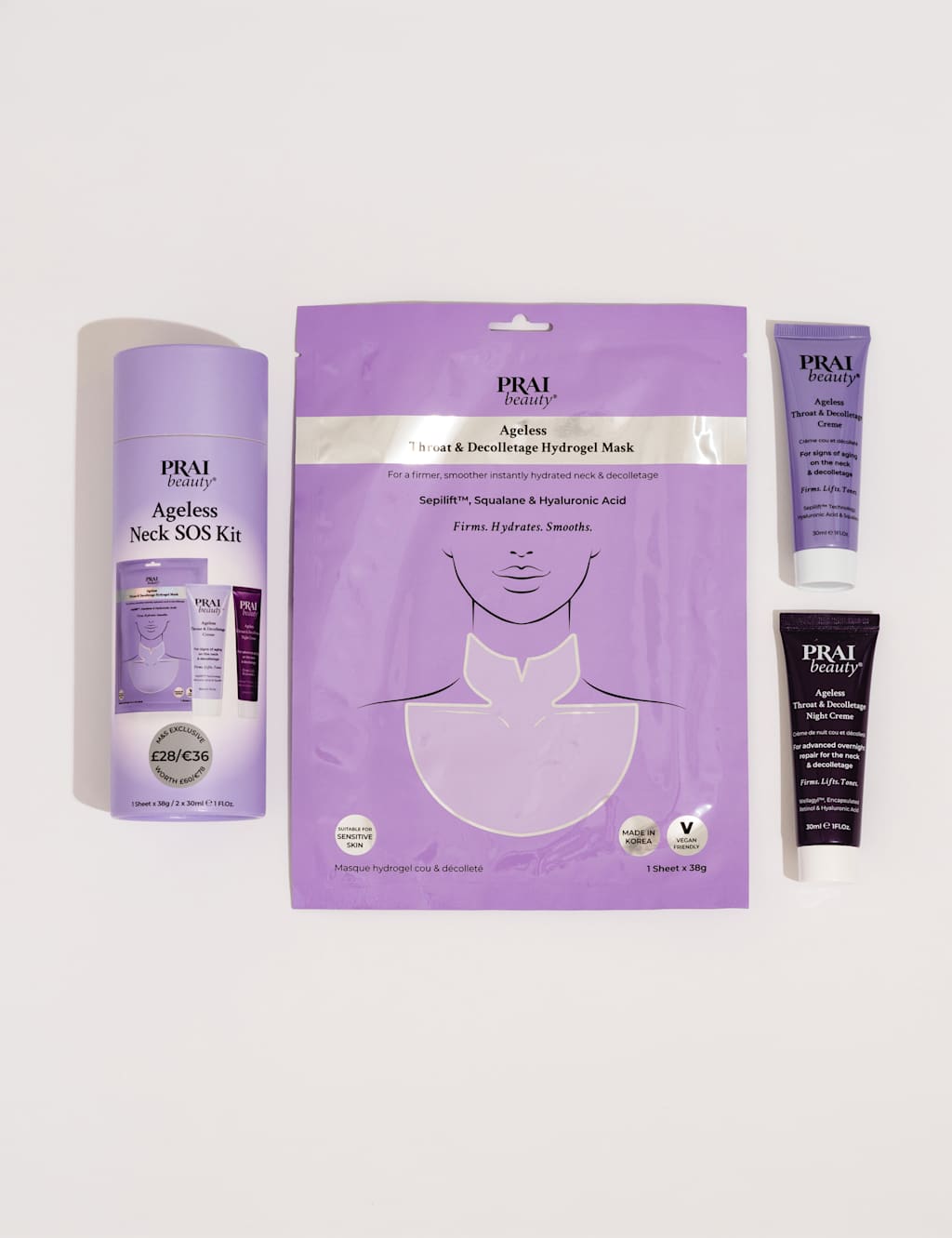 Prai Women's Ageless Neck SOS Kit - Available at M&S