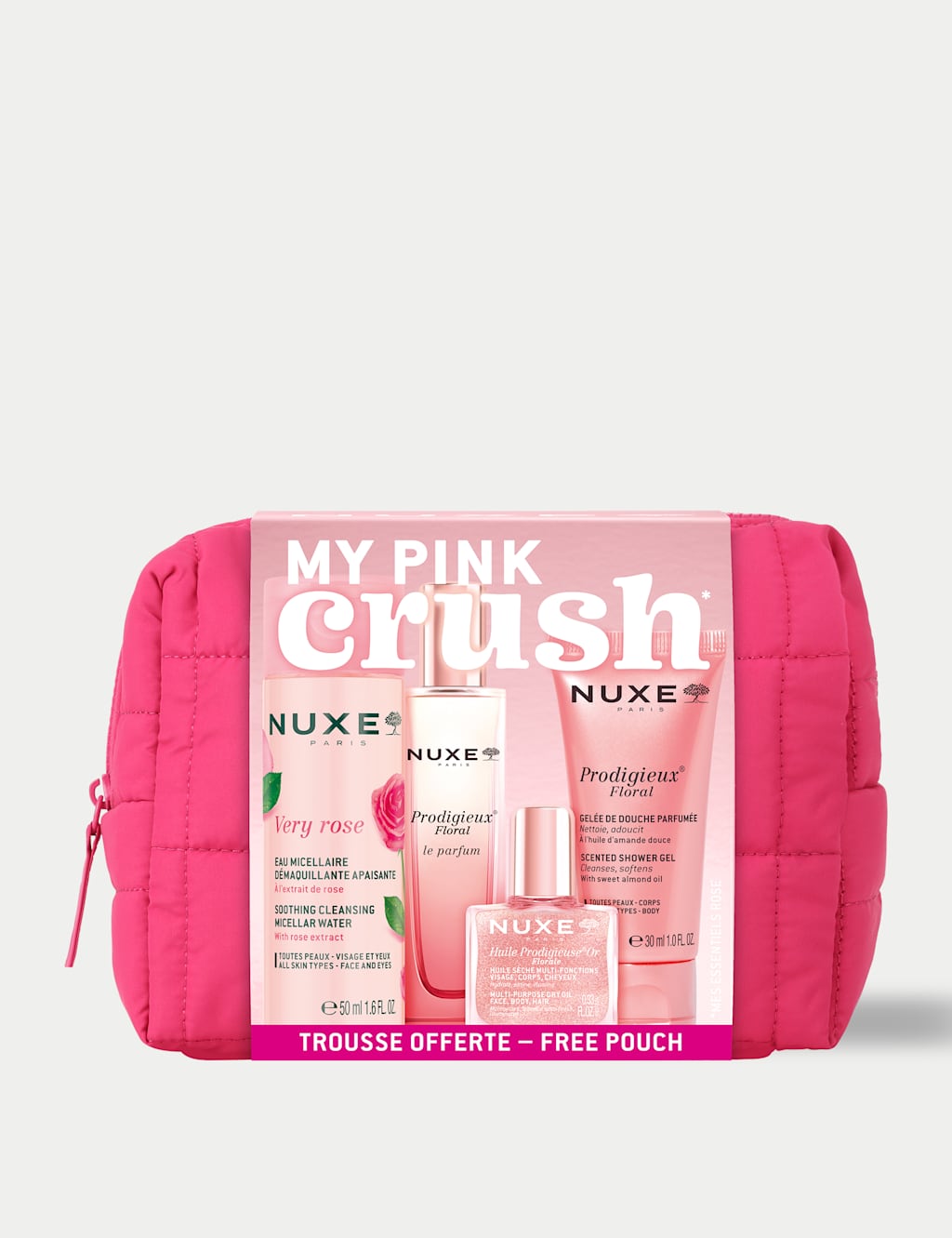 Nuxe Women's My Pink Crush Travel Kit - Available at M&S