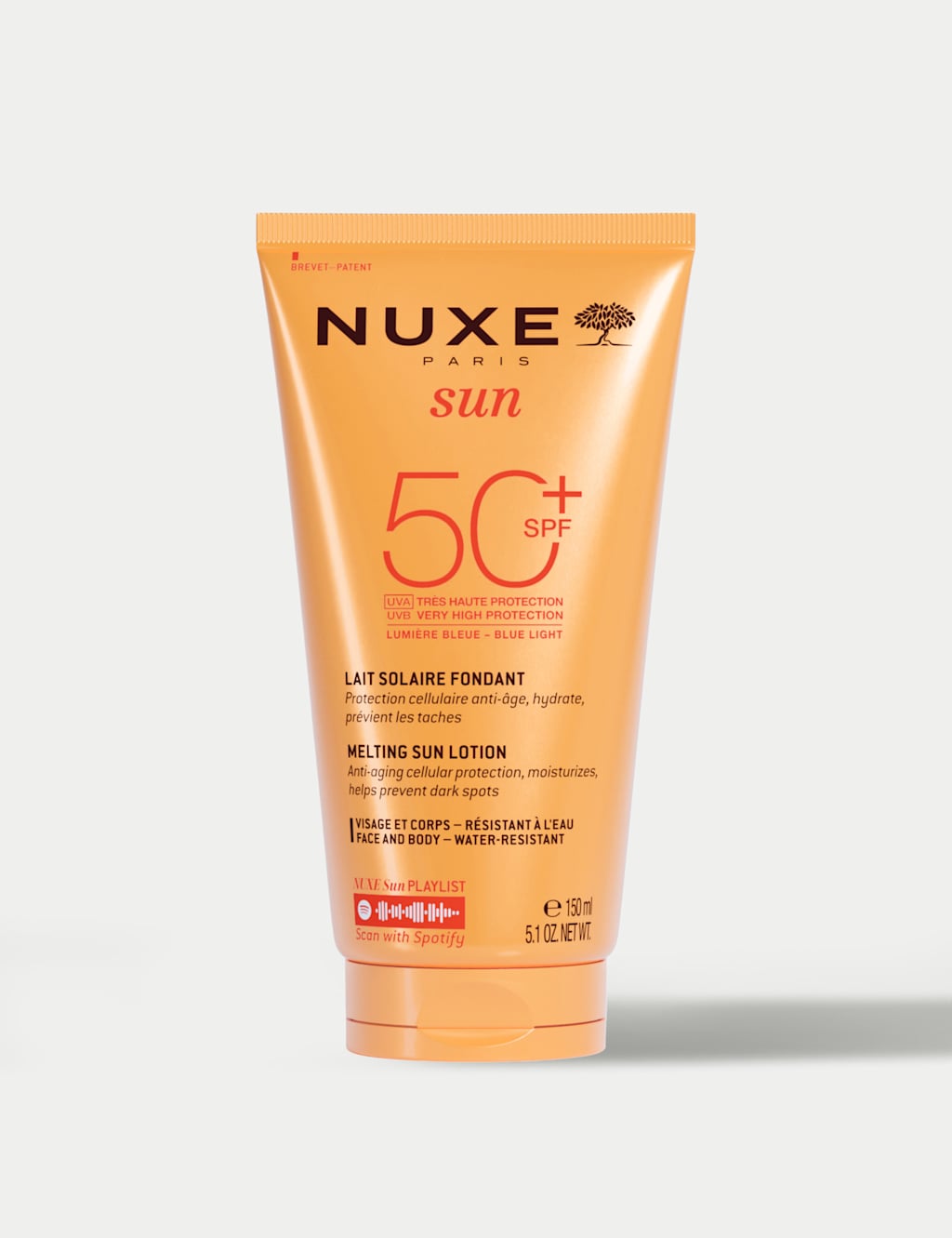 NUXE Sun Melting Sun Lotion Very High Protection SPF50+ 150ml