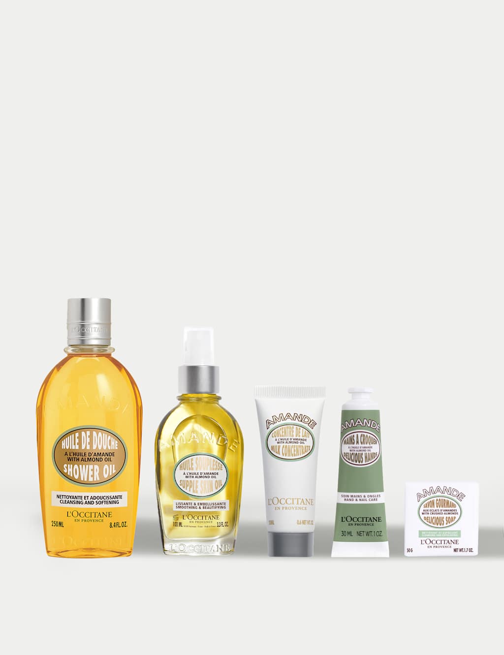 L'Occitane Almond Shower Oil & Supple Skin Oil Bundle