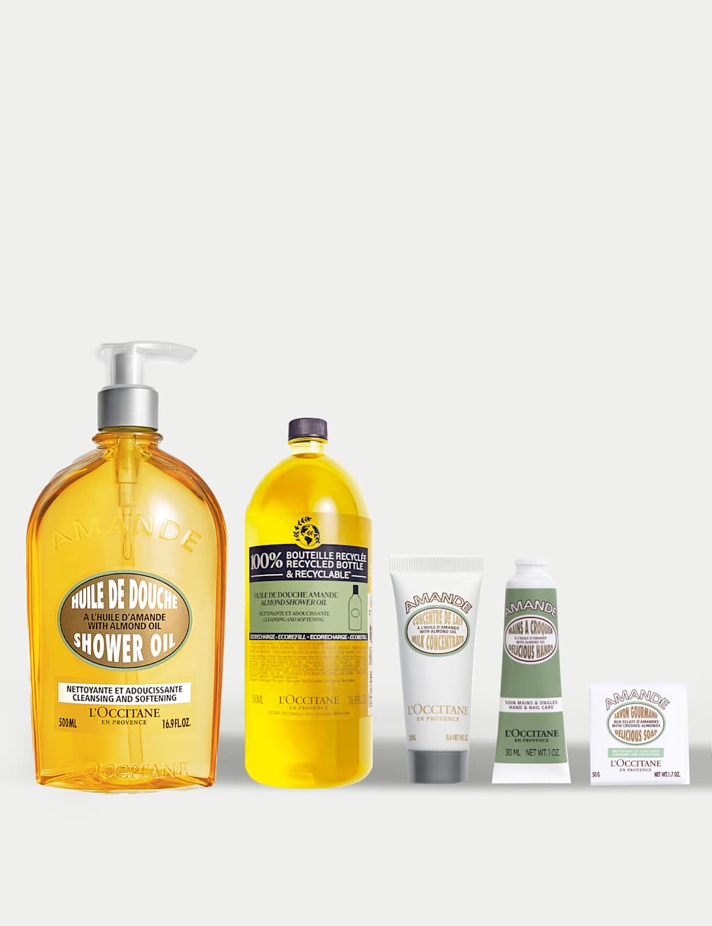 Deluxe Almond Shower Oil & Refill Bundle