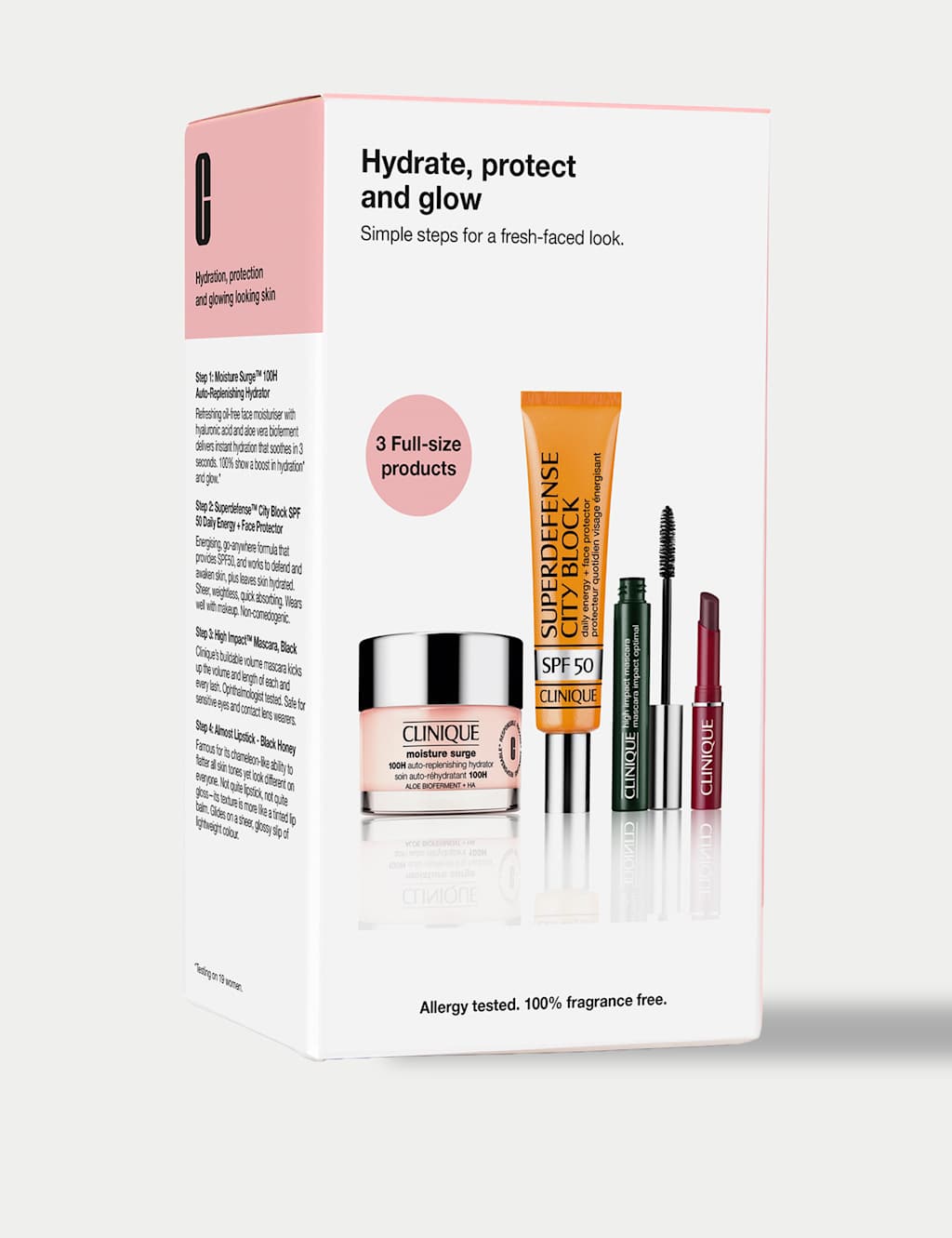 Clinique Hydrate Protect and Glow Beauty Set