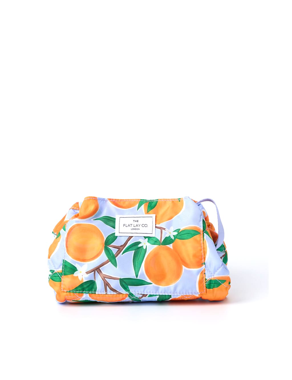 Flat Lay Co Drawstring Flat Lay Makeup Bag - Mediterranean Oranges
