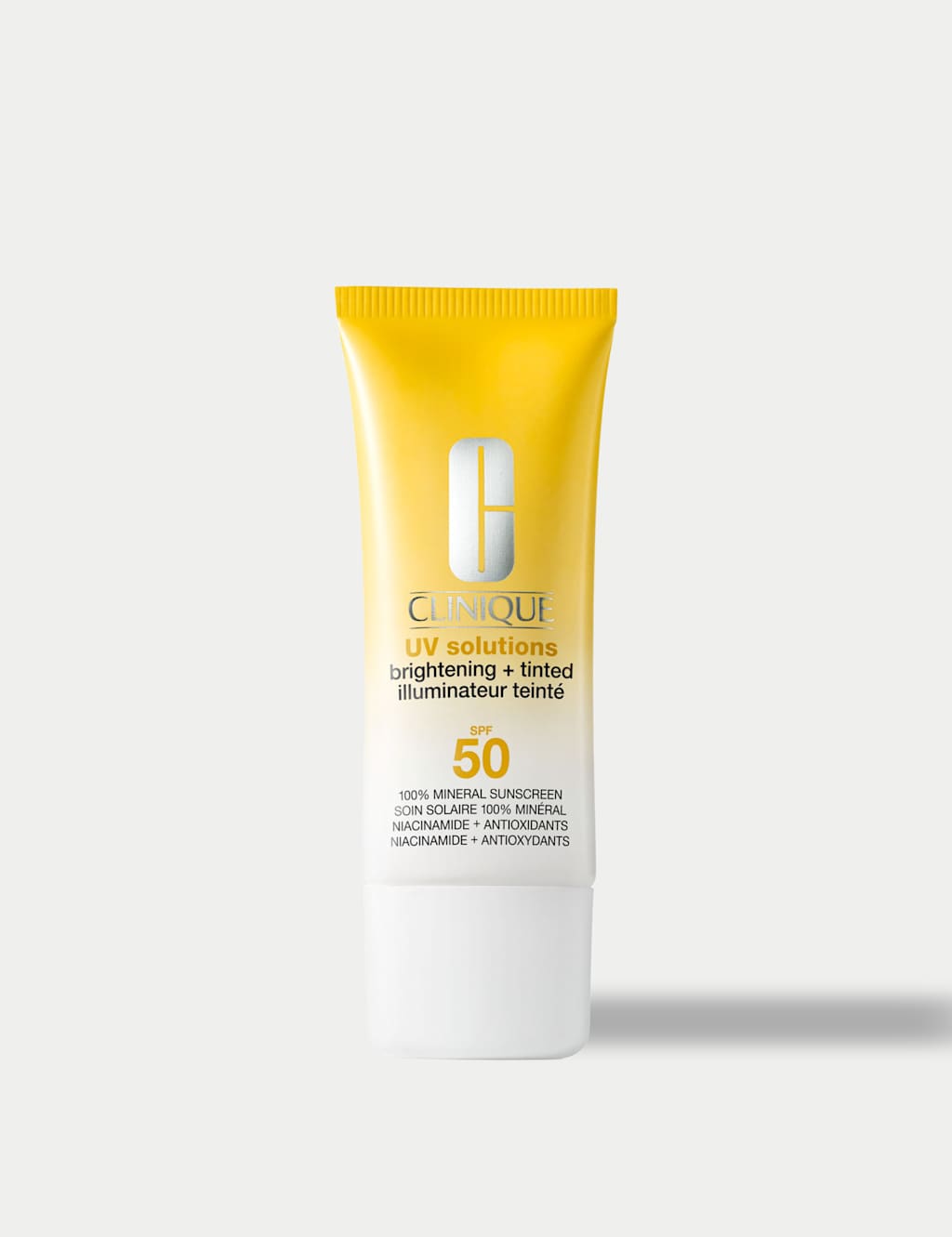 Clinique Women's UV Solutions Brightening & Tinted Sunscreen SPF 50 - Light Beige - Available at M&S