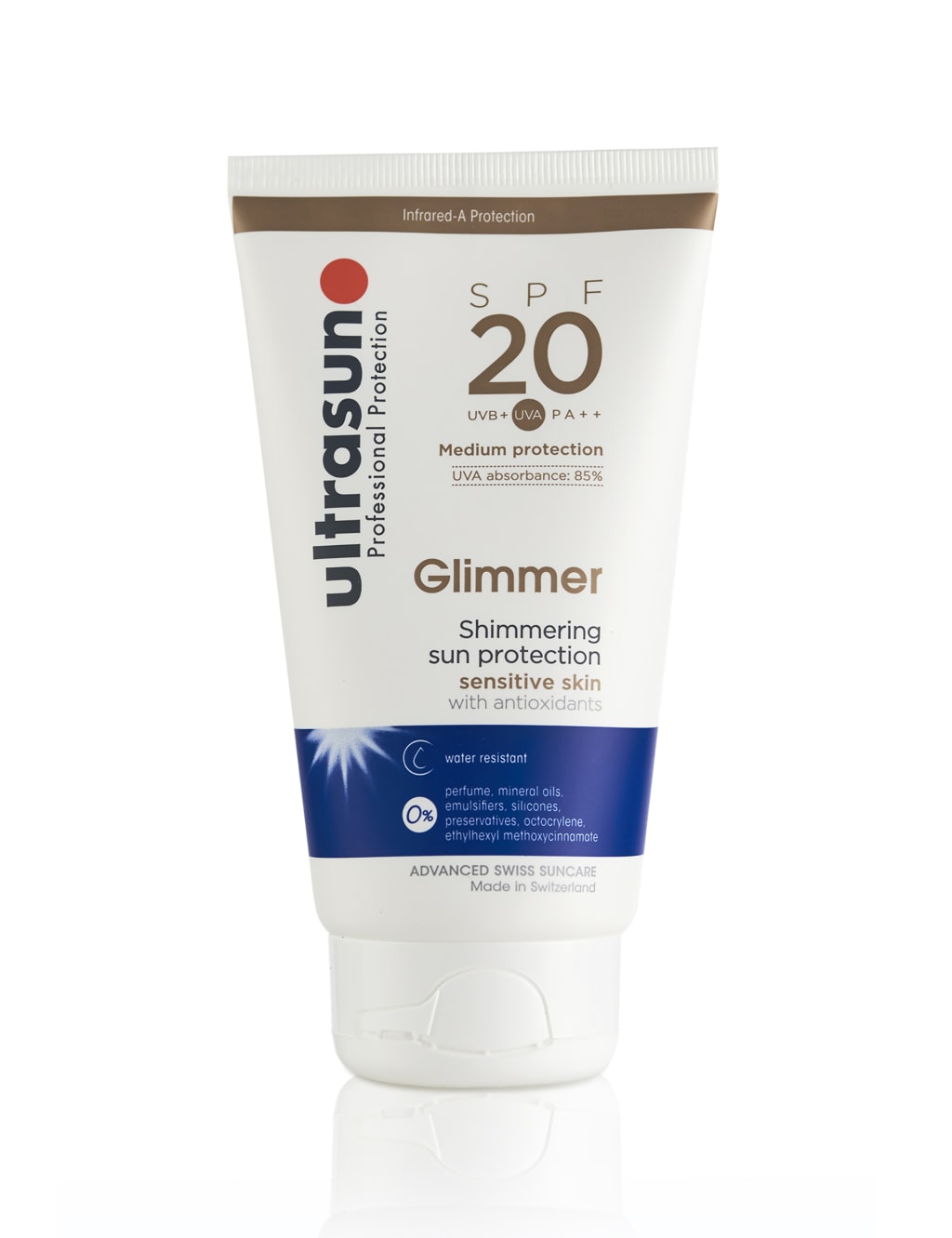 Ultrasun Women's Ultrasun 20spf Glimmer Sun Lotion Protection 150ml Tube