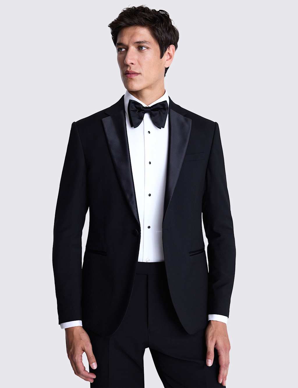 Moss Men's Slim Fit Tuxedo Jacket - 42 - Black - Available at M&S