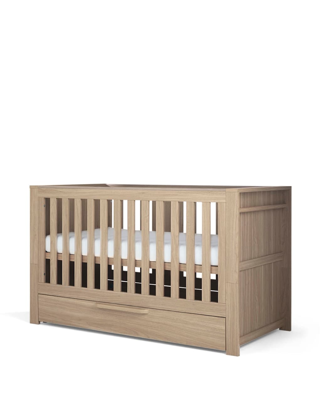 Mamas & Papas Unisex Franklin Cot Bed - Brown - Available at M&S