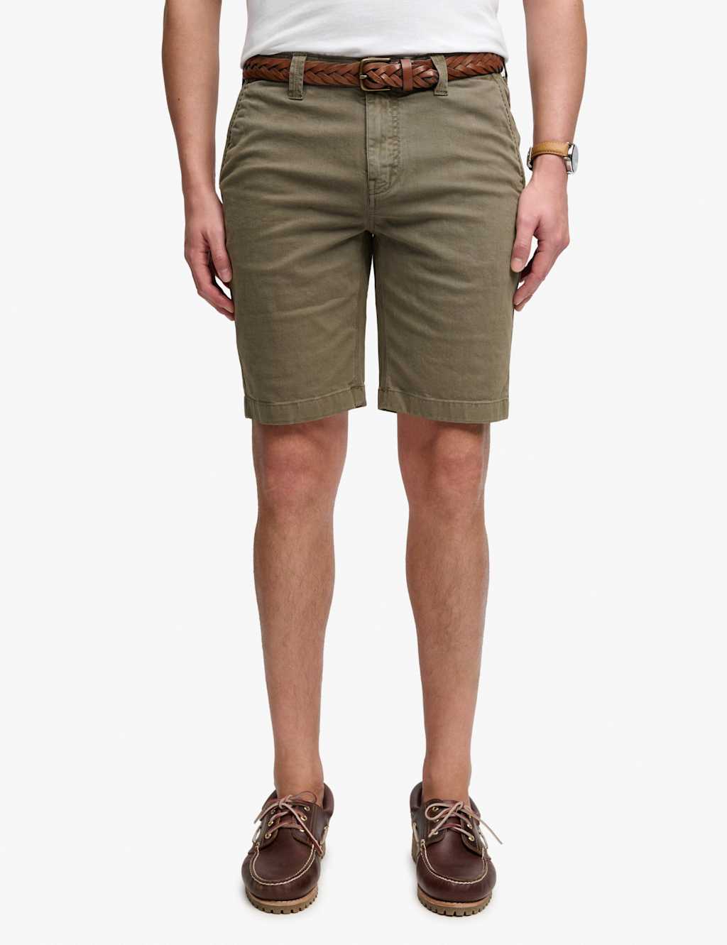 Superdry & Co Men's Utility Chino Shorts - 36 - Green - Available at M&S